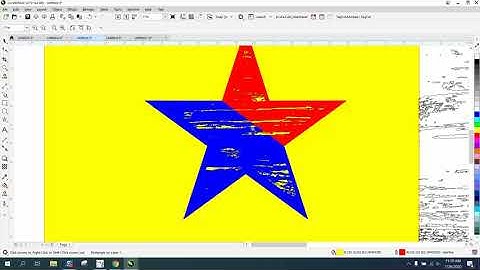 Corel Draw Tips & Tricks Distressed Effect part 4 Star Two Color