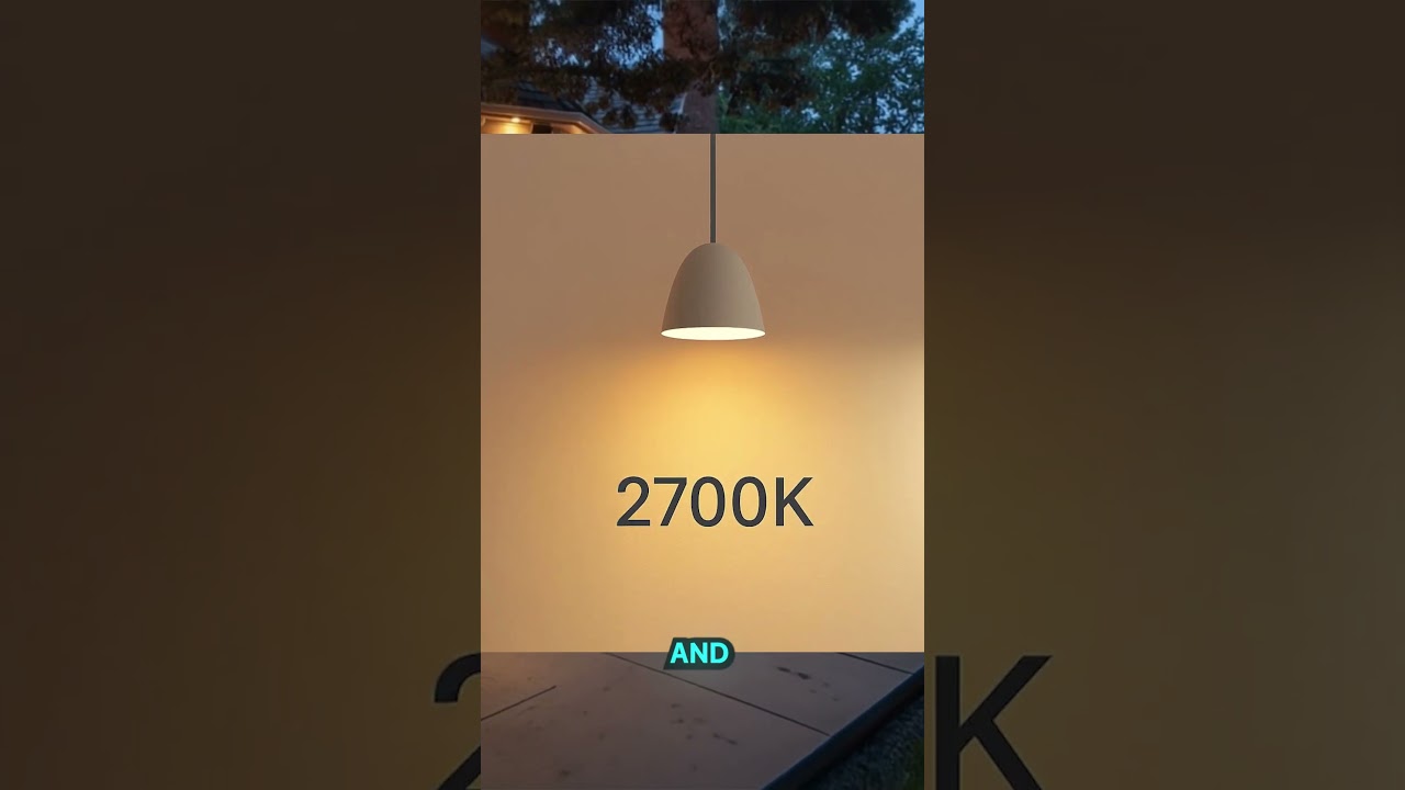 Choose the right color temperature to instantly change your home’s nighttime mood.