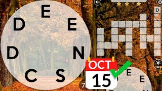 WORDSCAPES DAILY PUZZLE  TODAY October 15  answers cheats cheat Answers