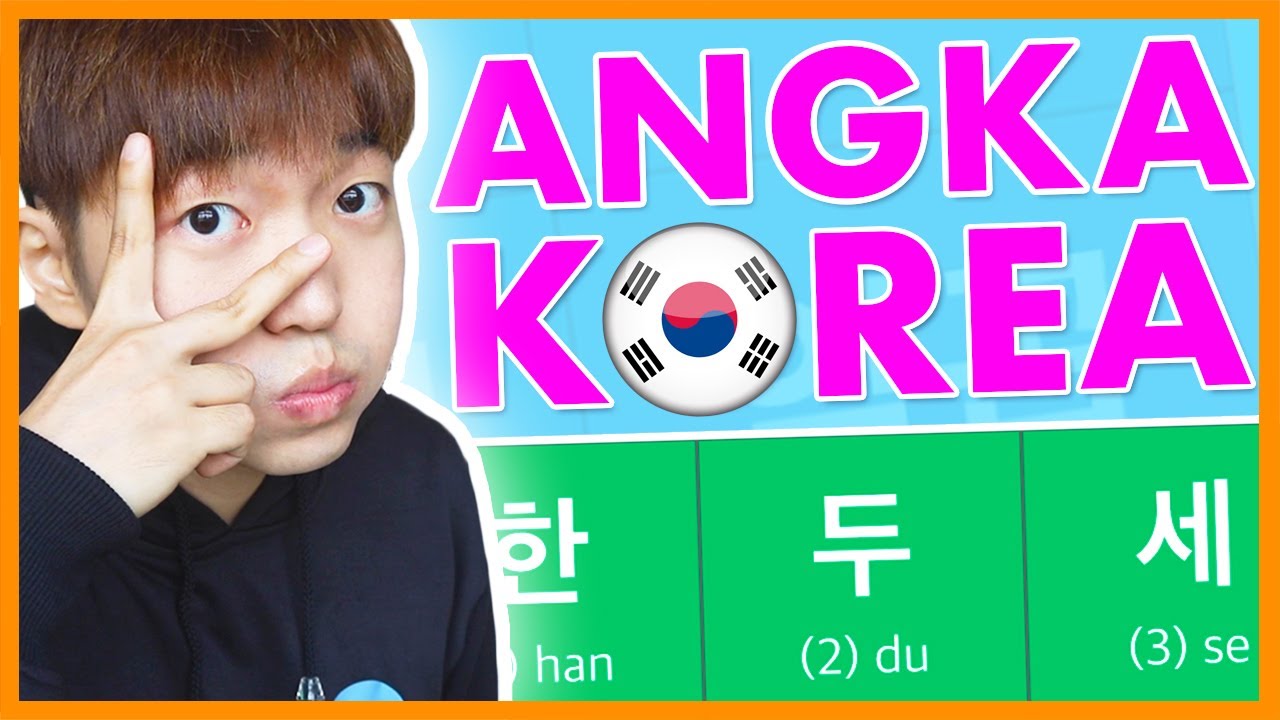  Satuan Hitung  Korea ANGKA KOREA ASLI YouTube