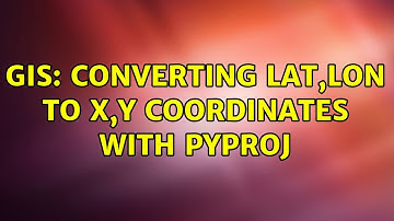 GIS: Converting lat,lon to x,y coordinates with pyproj