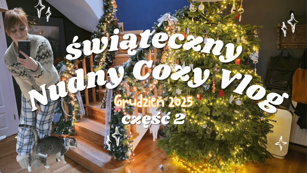 Świąteczny Nudny Vlog Część 2 | Spokojne święta | Koty i Choinka | Ptaki w ogrodzie | Ja i adhd