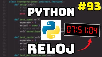 ✅ Como crear un RELOJ con Tkinter en Python 🕒 #93