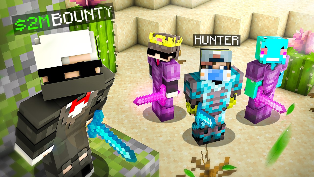How I Got Hunted By Minecraft Bounty Hunters...