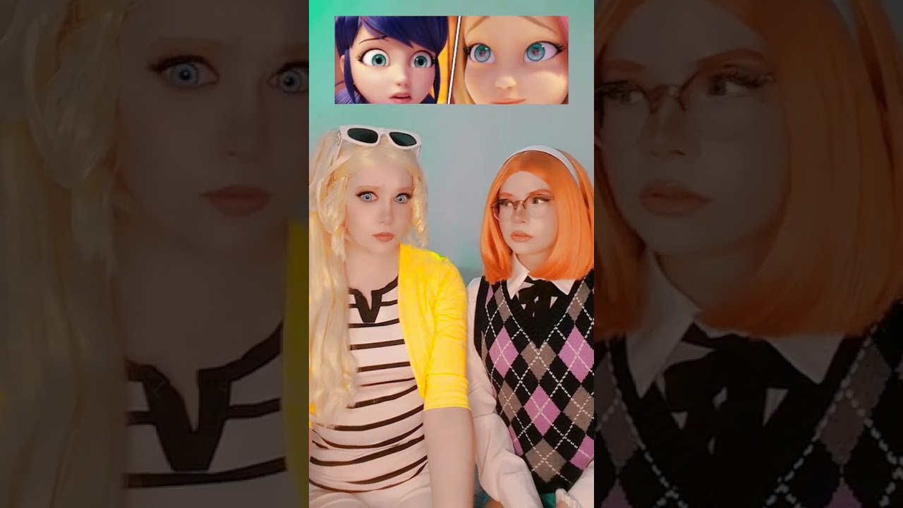 I’m confused |Chloé Bourgeois&Sabrina Raincomprix @nikkihatsunecosplay#cosplay|Miraculous Ladybug
