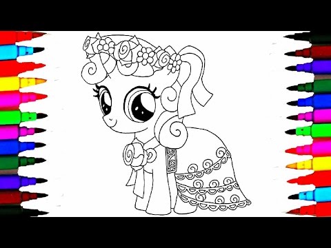 Coloring Pages MLP Pinkie Pie Books L Peppa Pig Drawing Videos For Kids Learn