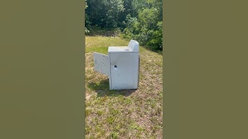 How many Pounds of Tannerite does it take to blow up a dryer