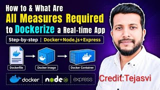 Day#11-How to Dockerize a Real-time App Step-by-step|Docker+Node.js+Express