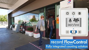 record FlowControl - counting solution with door interaction