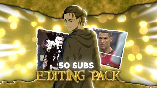 50 subs editing pack 🥶👾 #preset #alighmotionpack #xml
