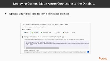 Microservice Development on Azure: Node.js : Cosmos DB Overview | packtpub.com