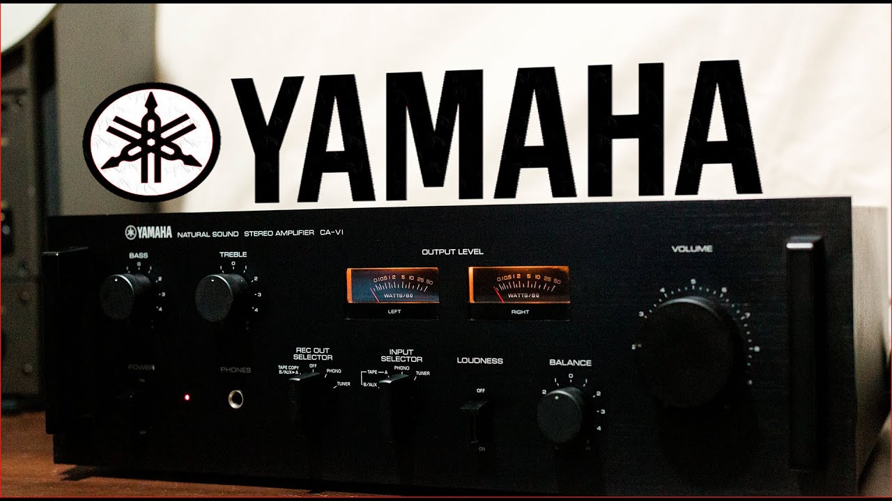 YAMAHA CA-V1プリメインアンプ Yamaha CA-V1 Natural Sound Amplifier | VU Meters | Rack