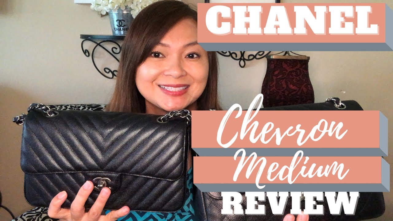CHANEL MEDIUM FLAP REVIEW 💖 mod shots, what fits, detailed