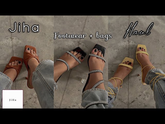 Jiha store footwear and bags haul | Jiha store review | trendy y2K footwear | trendy footwear | haul class=