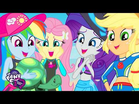 🐢 O resgate da tartaruga marinha bebê da Fluttershy! 💕 | My Little Pony: Equestria Girls