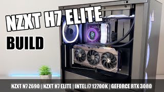 Building A New 2022 NZXT H7 Elite Computer | NZXT N7 Z690 | NZXT Kraken Z73 RGB