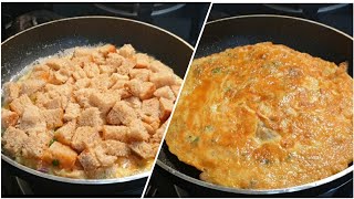 Unique Style Cheesy Bread Omelette Recipe ♥️ | Bread Omelette Recipe ♥️