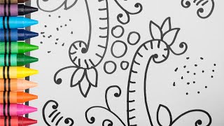 CARA MENGGAMBAR BATIK MOTIF BEBAS