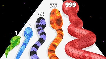 Snake Run Race 🐍 - Best Mobile Game | All Levels Mobile Gameplay