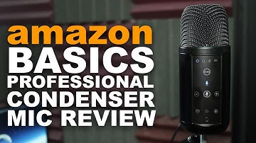 AmazonBasics Professional USB Condenser Microphone Review / Test