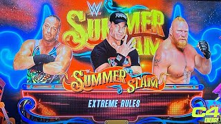 Lesnar vs Cena vs RVD Extreme Rules Triple Threat Match WWE 2K23