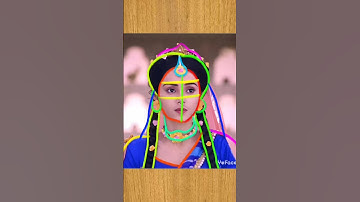 Mallika Singh drawin as Radha 😍❤️ #shorts #drawing #art #radha #mallikasingh