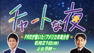 FRBが動いた…アメリカ市場分析【チャートな夜】＃16（2021年6月21日）