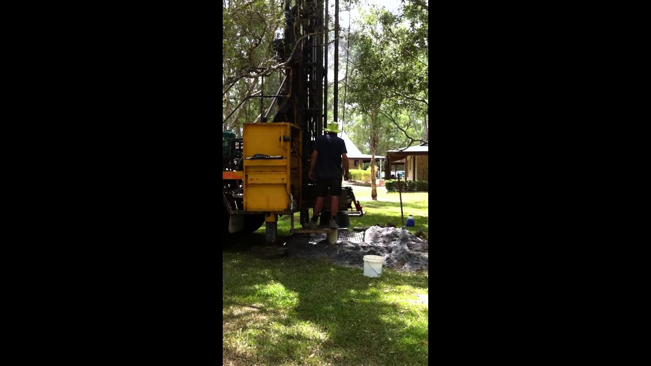 Water Bore Drilling Rig A and N Drilling Brisbane YouTube