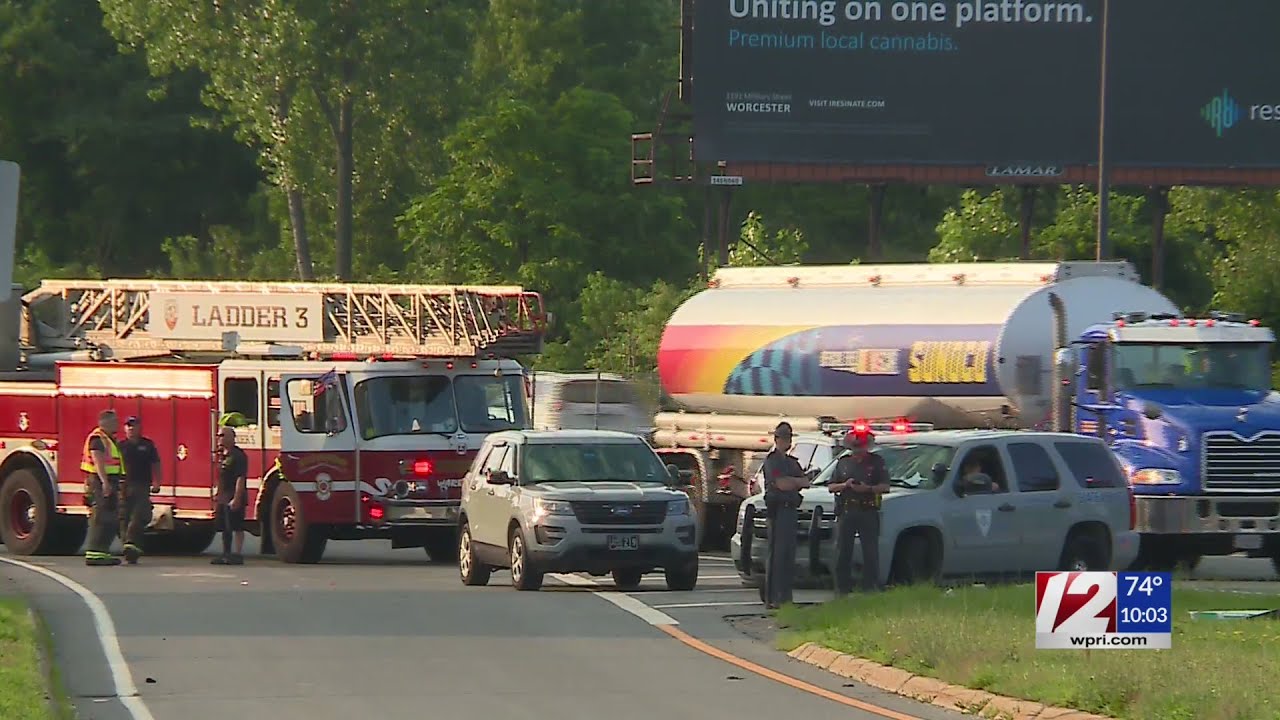 Motorcyclist killed in Providence highway crash - YouTube