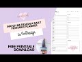 Watch Me Design A Daily Printable Planner Insert in InDesign