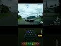 This dashcam car accident close call shorts went absolutely crazy #Shorts