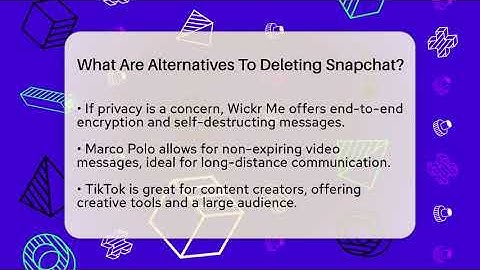 What Are Alternatives To Deleting Snapchat? - Everyday-Networking