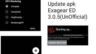 Update apk Exagear ED 3.0.5(Un) 204mb