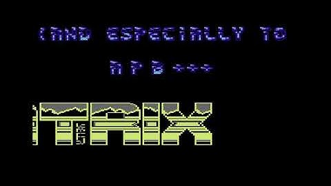 Matrix  Intro 3 ! Commodore 64 (C64)