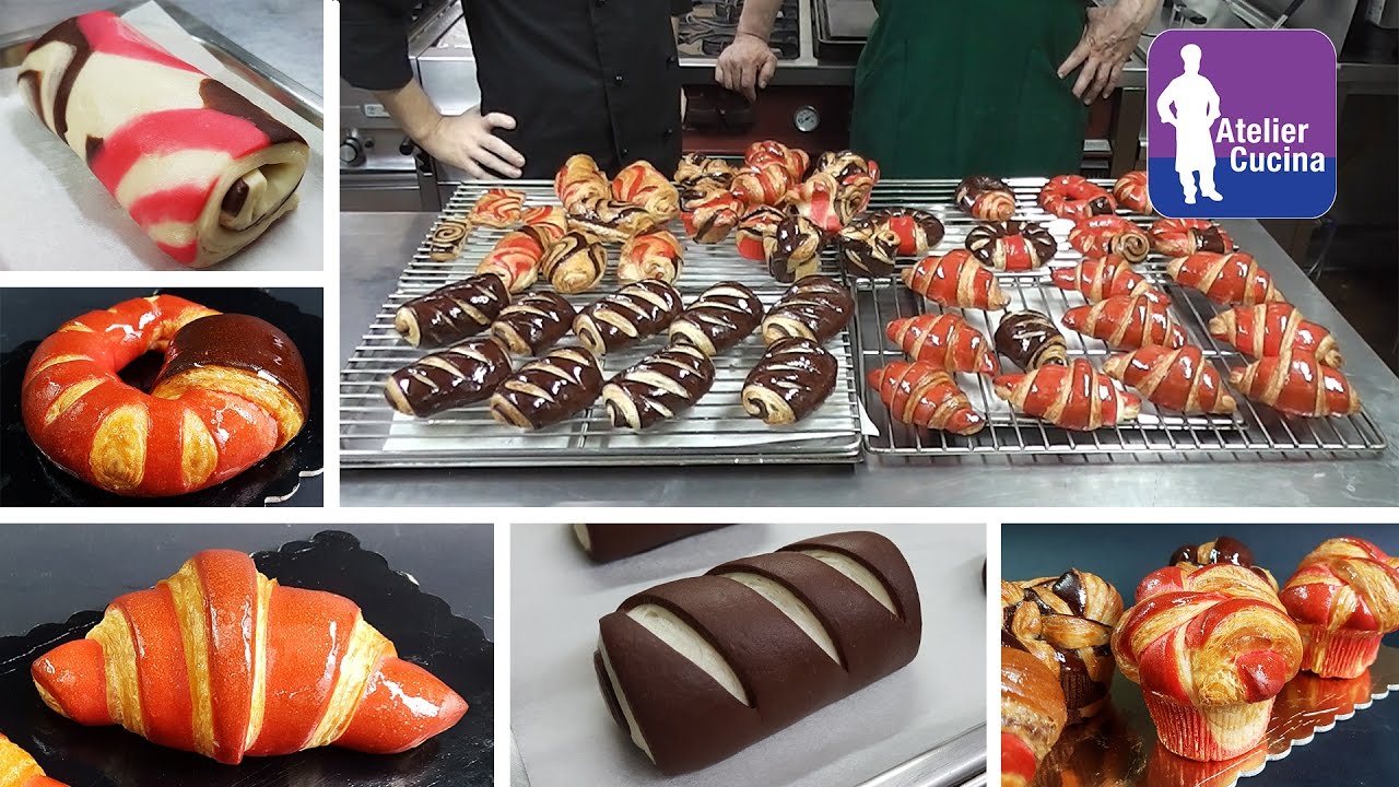 Croissant parigino e Pain au chocolat bicolore, Viennoiserie ricetta