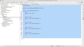 4.6 TestNG Annotations And Asserts   BeforeSuite And AfterSuite Annotations