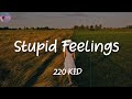Stupid Feelings - 220 KID (Lyrics)
