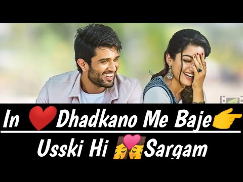 In Dhadkano Me Baje Uski Hi SargamVijay Rashmika Full  love story Video