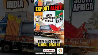 Refuse compactor export India to South Africa #viral #trending #shorts #shortsfeed