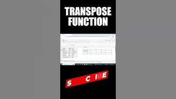 Switch Rows to Columns in Seconds! 🔄 | Excel TRANSPOSE Function #excel #viralvideo #shortvideo