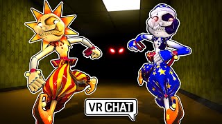 Sun and Moon ESCAPE the BACKROOMS in VRCHAT