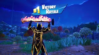 *NEW* FRIGID GLOW GOLDEN EXALTED ICE KING SKIN IN FORTNITE PS5 + A VICTORY ROYALE WIN!