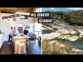 Texas Hill Country Getaway | Staying in a TINY CABIN, Pedernales Falls, & The Salt Lick BBQ!