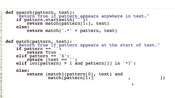 Regular Expressions Review - Quiz 3 - Design of Computer Programs