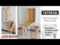 Tutorial Cara Pasang Meja Lipat Kreakita Strawflower Murphy Table