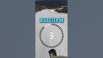 That Escalated Quickly #snowboarding #speed #fail #crash #adrenaline #mountains #snow #skiing