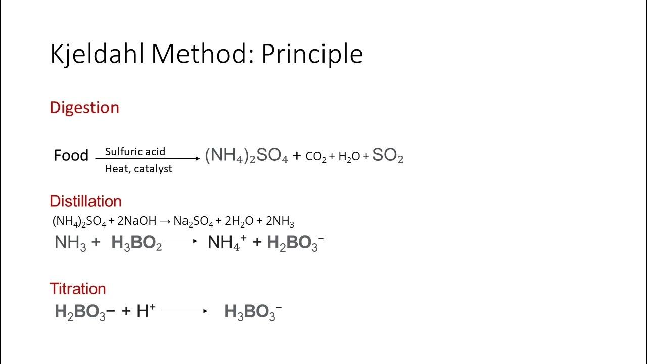 Kjeldahl Method Principle _ Nepali YouTube