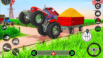 Real Tractor Farming Simulator 2025 - Indian Tractor Driving - Android Gameplay #3