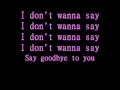 The Veronicas - I Don't Wanna Wait  Lyrics
