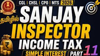 SSC Maths PYQ Part 11 |Questions 101–110|Simple Interest Previous Year Questions |Tamil #sscpyq #ssc